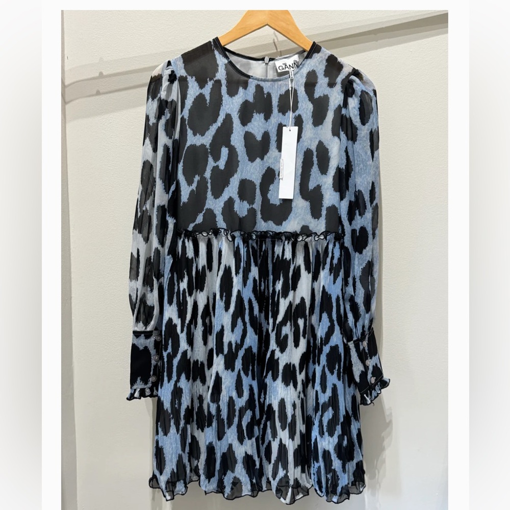 GANNi leopard print dress